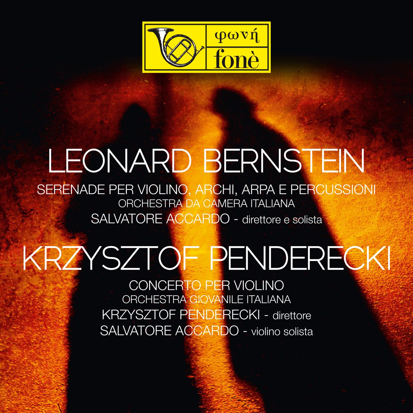 Works for Violin of  Bernstein, Penderecki