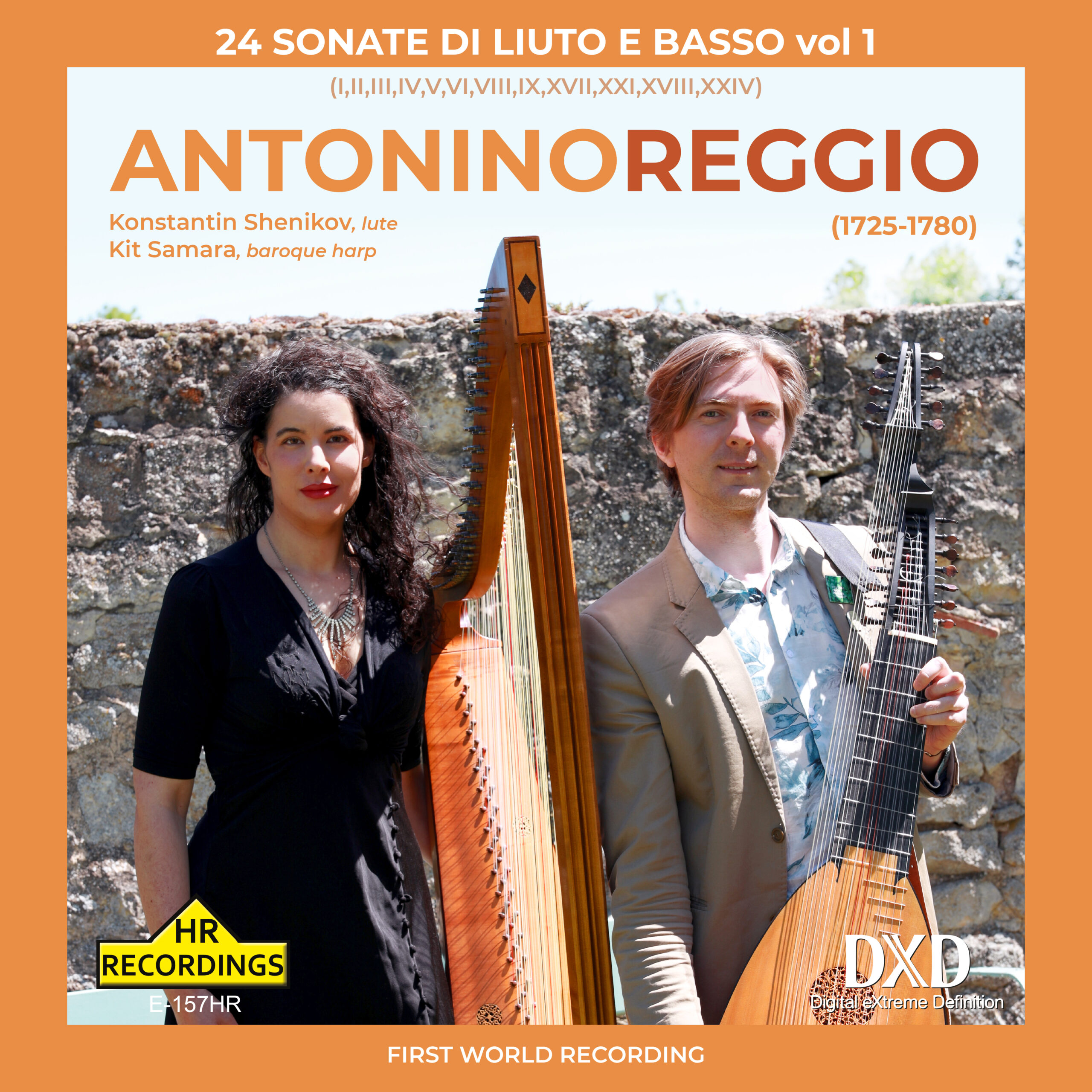 Reggio: 24 Sonatas for Bass Lute, Vol. 1 (World Premiere Recording)