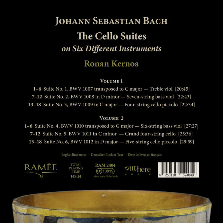 Johann Sebastian Bach: The Cello Suites on Six Different Instruments ...
