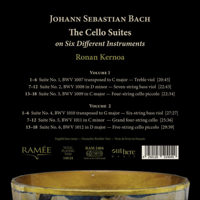 Johann Sebastian Bach: The Cello Suites on Six Different Instruments ...